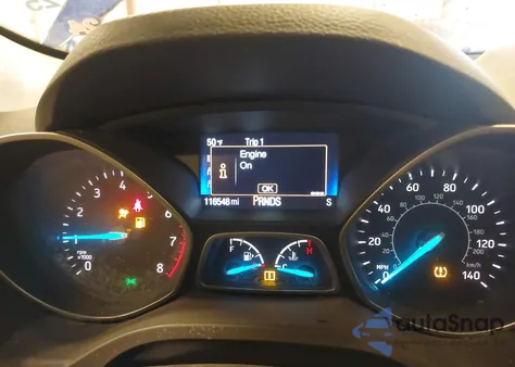 2017 Ford Escape S z USA, uszkodzony, nr VIN 1FMCU0F73HUD10004